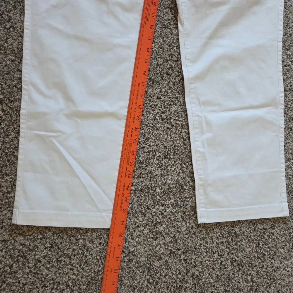 Cutter and Buck Voyager Chino Pants Mens 38x30 White Preppy Tenniscore New NWT - Picture 5 of 7